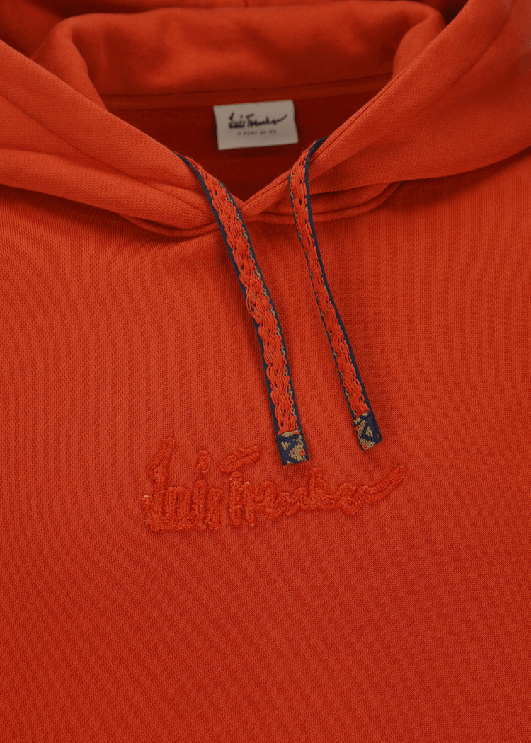 Luis Trenker Felpa Con Cappuccio Con Fascia Jacquard Modello Luphilipp