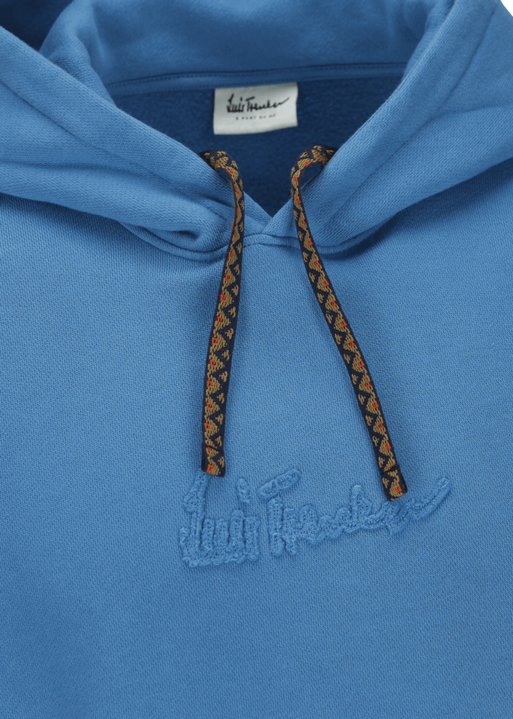 Luis Trenker Felpa Con Cappuccio Con Fascia Jacquard Modello Luphilipp