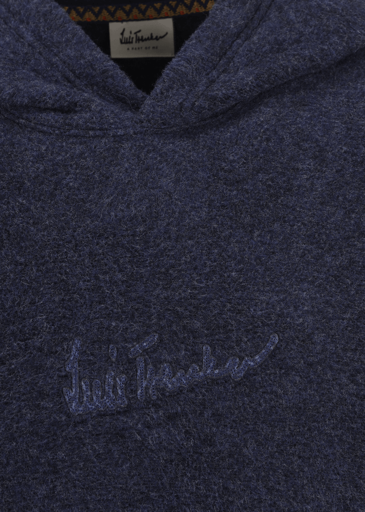 Luis Trenker Felpa Con Cappuccio Con Logo Modello Luphilipp