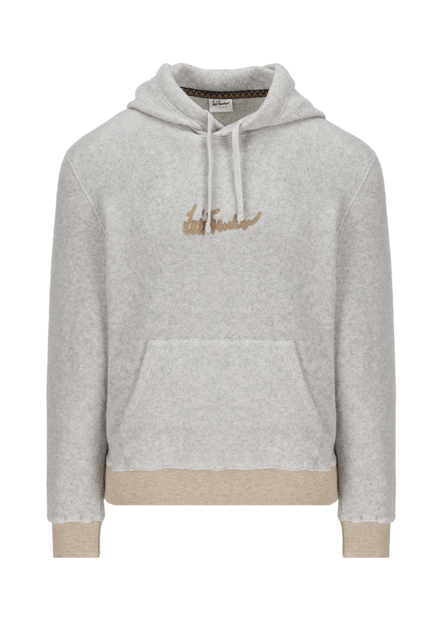 Luis Trenker Felpa Con Cappuccio Con Logo Modello Luphilipp