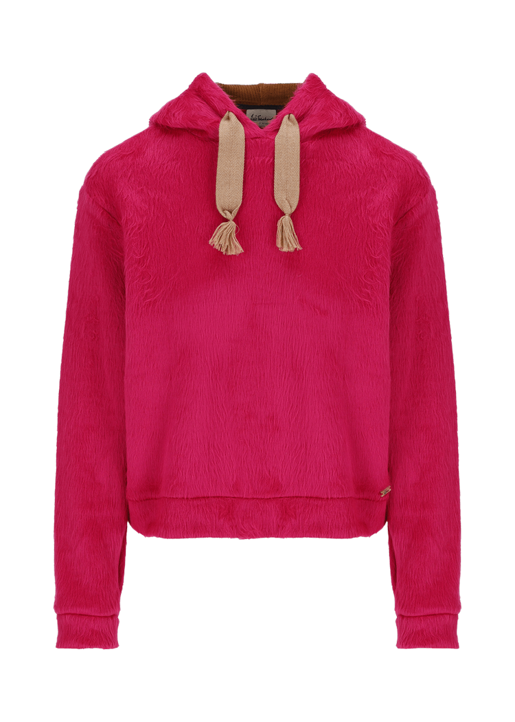 Luis Trenker Felpa Con Cappuccio In Soffice Tessuto Modello Luannette