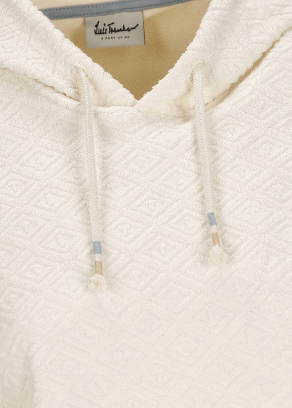 Luis Trenker Felpa Con Cappuccio In Spugna Di Cotone Modello Luines