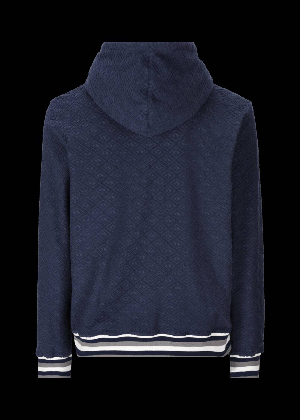 Luis Trenker Felpa Con Cappuccio In Spugna Di Cotone Modello Luphilipp