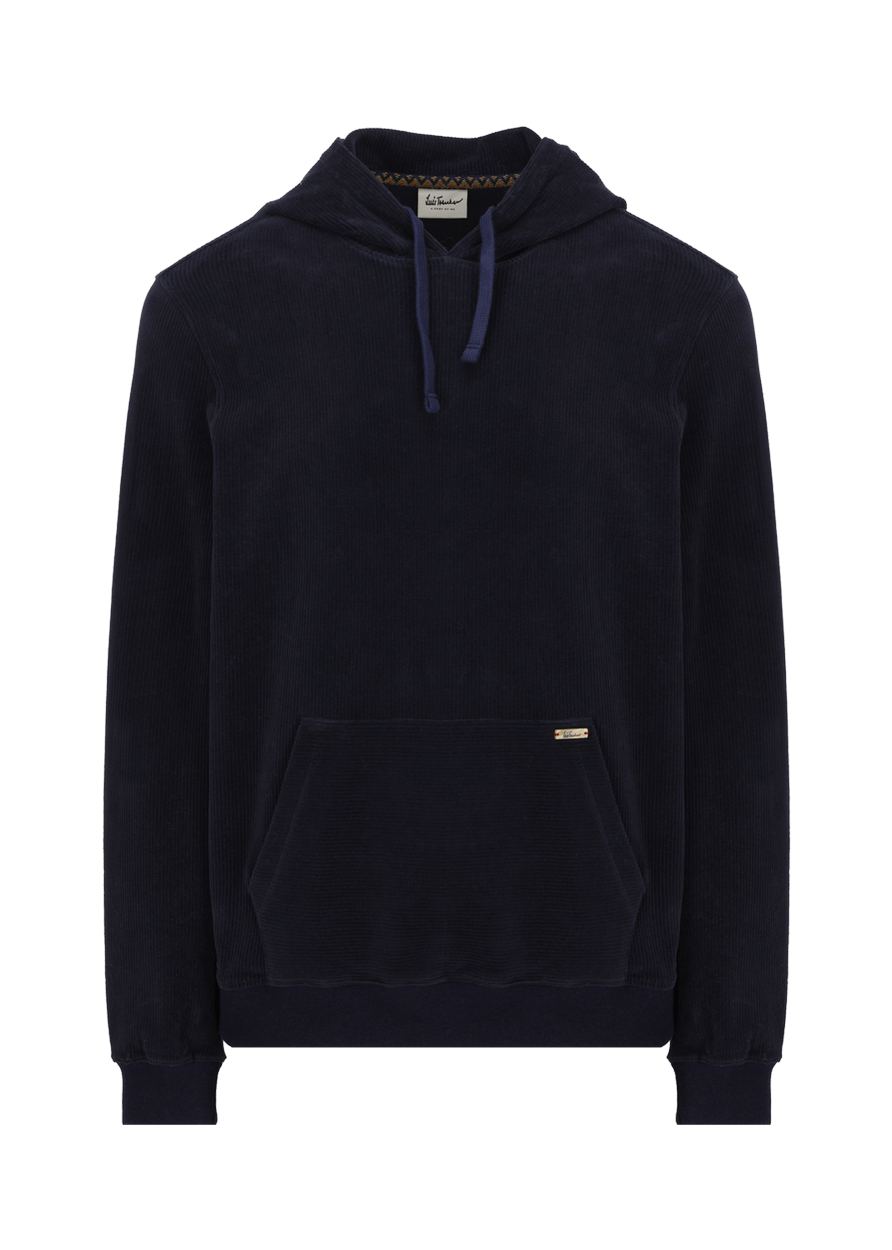 Luis Trenker Felpa Con Cappuccio In Velluto A Coste Modello Luphilipp