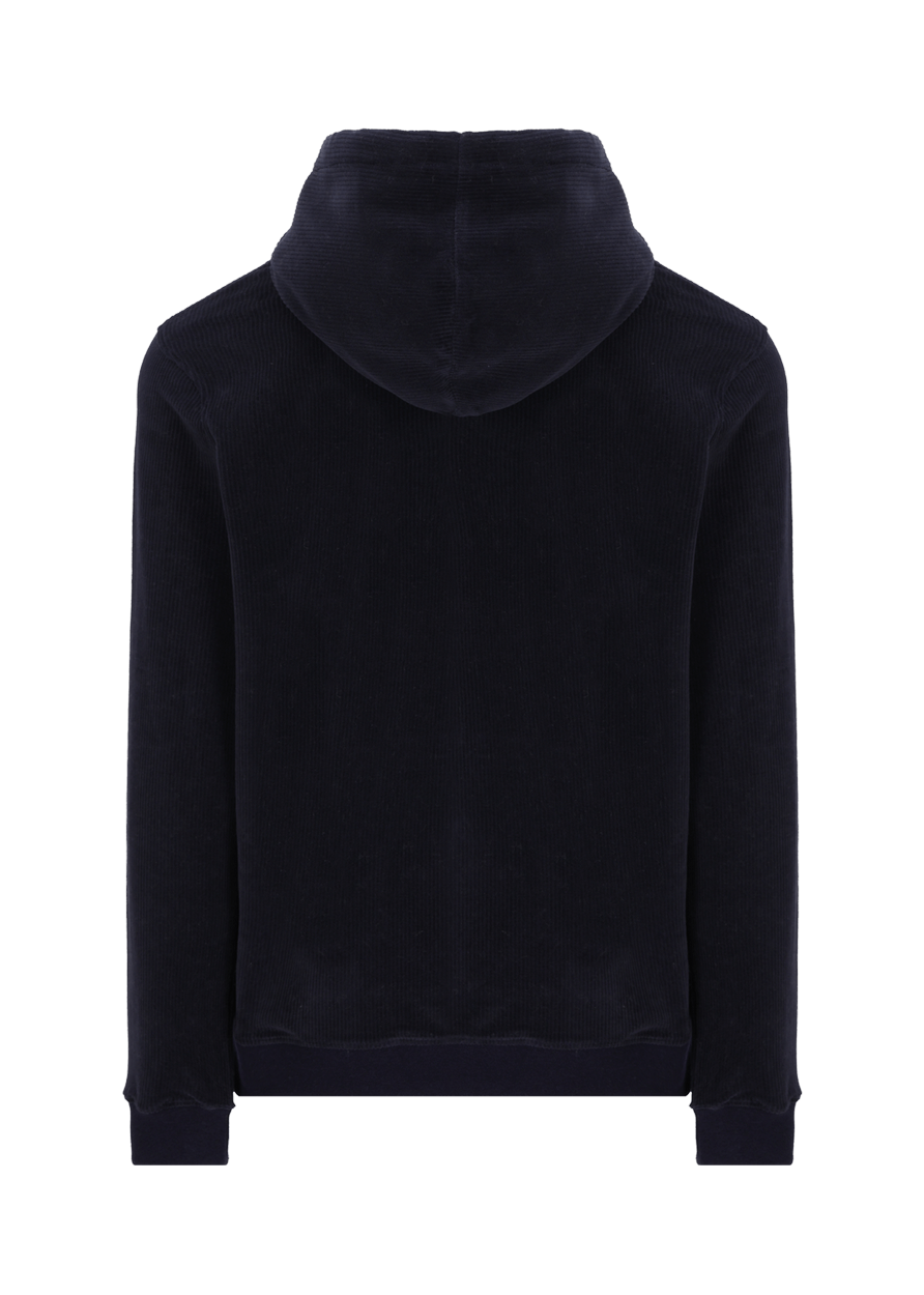 Luis Trenker Felpa Con Cappuccio In Velluto A Coste Modello Luphilipp