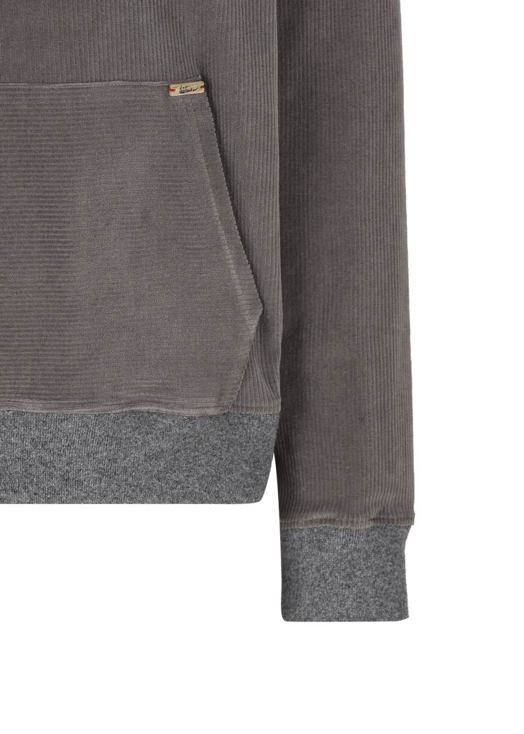 Luis Trenker Felpa Con Cappuccio In Velluto A Coste Modello Luphilipp