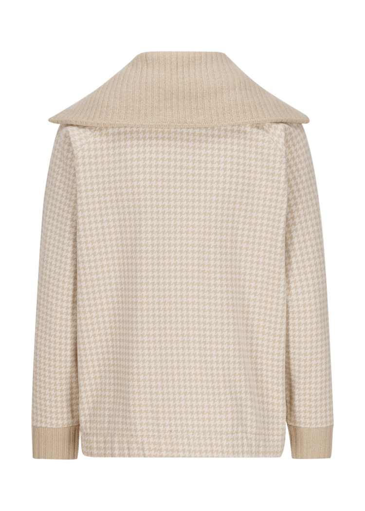 Luis Trenker Felpa Con Motivo Pied-de-poule Modello Luamelie