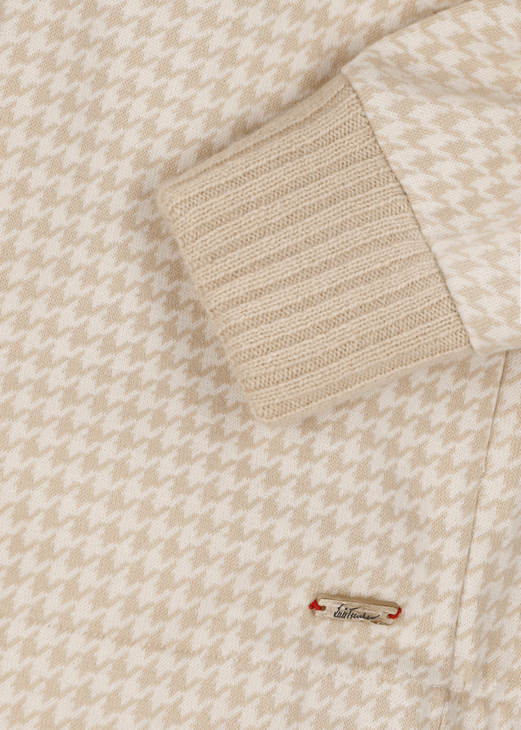 Luis Trenker Felpa Con Motivo Pied-de-poule Modello Luamelie