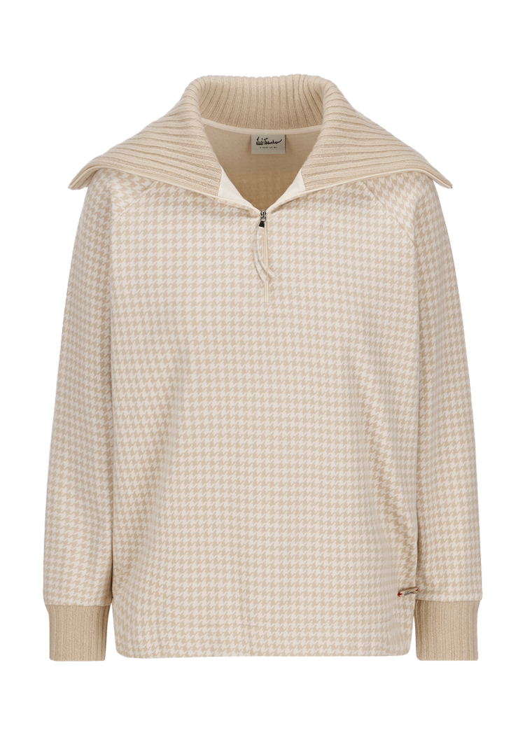 Luis Trenker Felpa con motivo pied-de-poule modello Luamelie