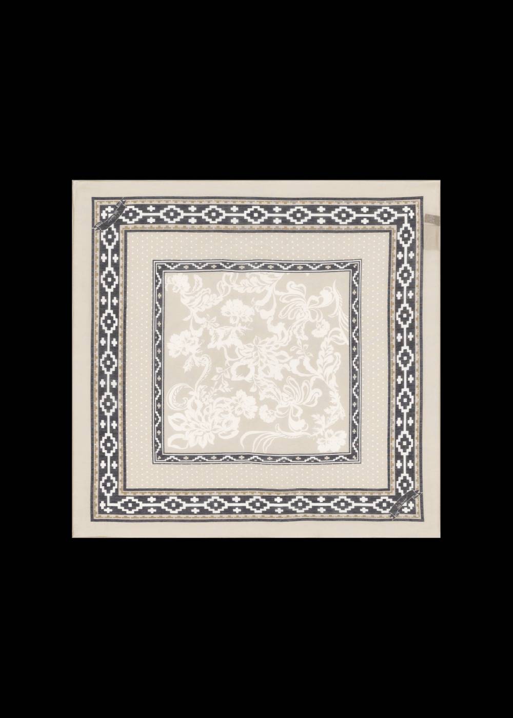 Luis Trenker Foulard In Cotone E Seta A Fantasia Modello Lufinley