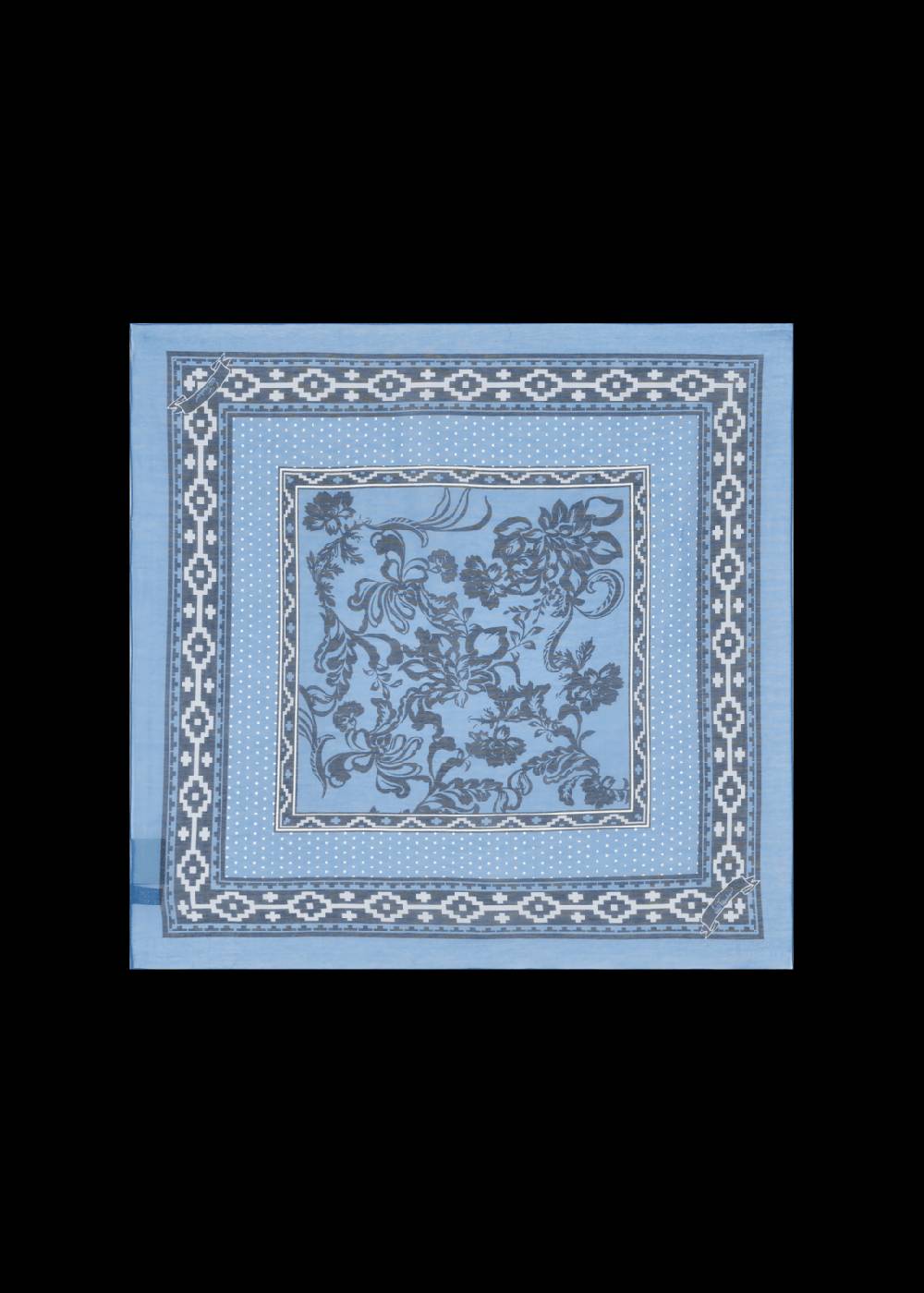 Luis Trenker Foulard in cotone e seta a fantasia modello Lufinley