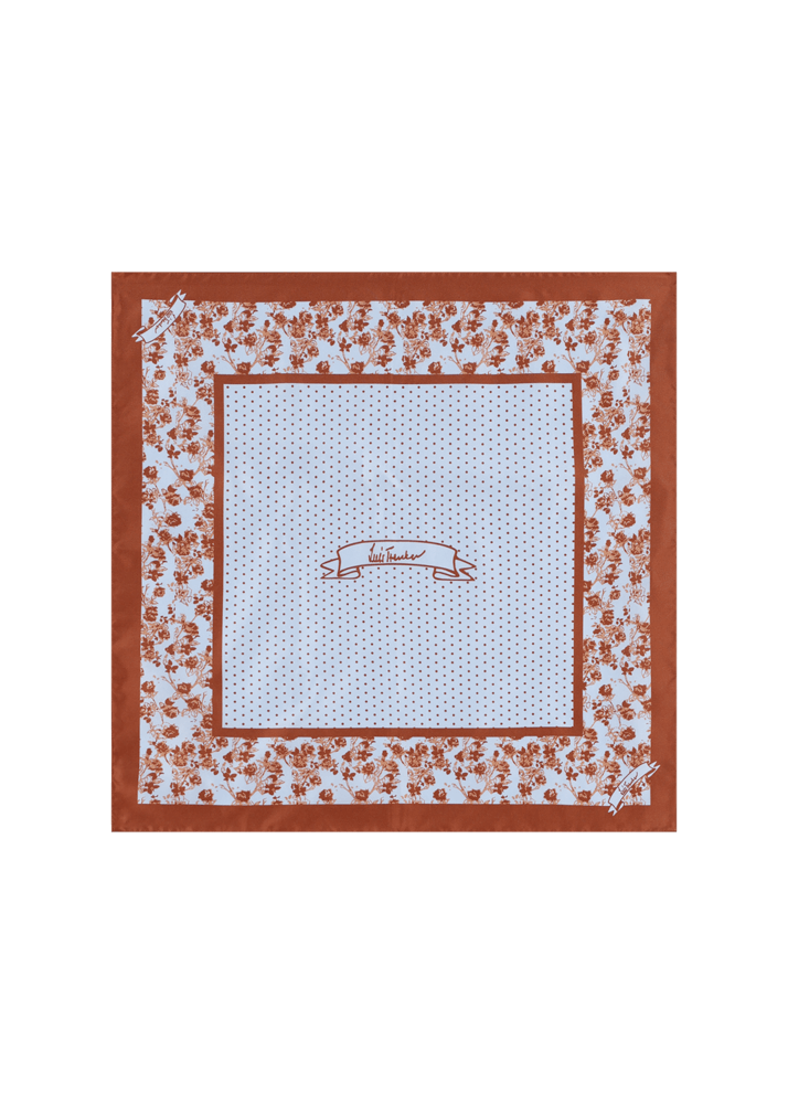 Luis Trenker Foulard In Seta Con Stampa Modello Lufinley