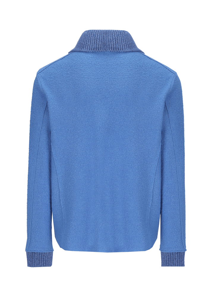 Luis Trenker Giacca Camicia In Lana Follata Lustanley