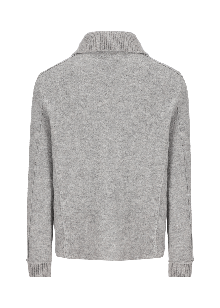 Luis Trenker Giacca Camicia In Lana Follata Lustanley