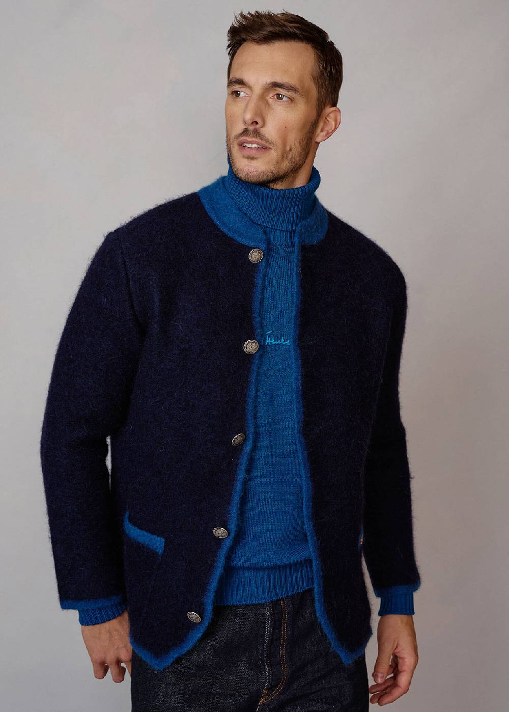 Luis Trenker Giacca In Lana Cotta Modello Luandreas