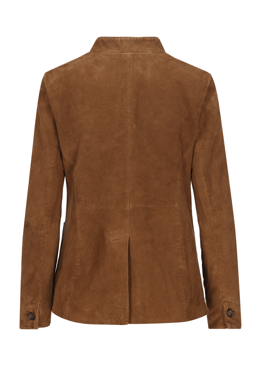 Luis Trenker Giacca In Pelle Scamosciata Modello Luranda