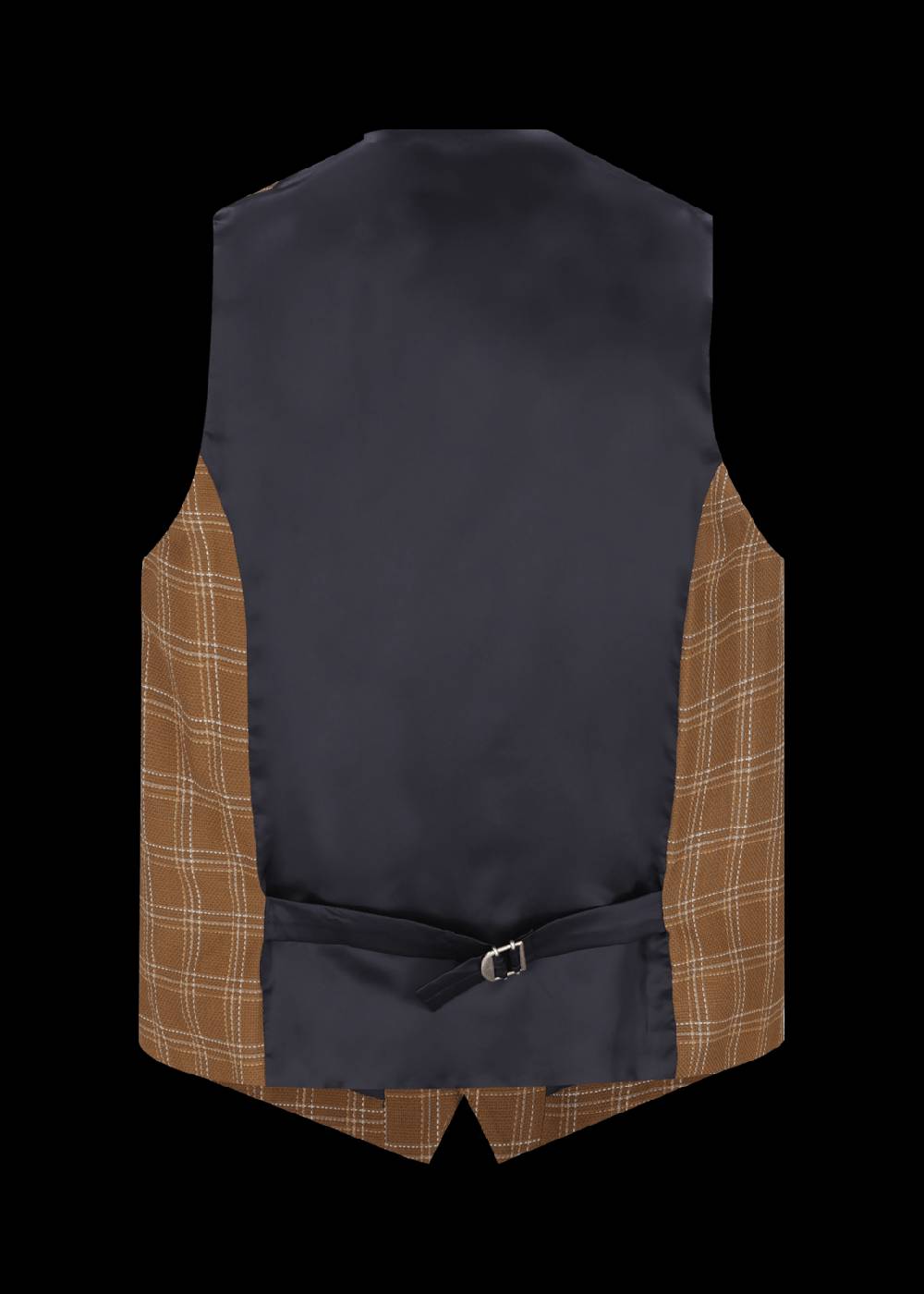 Luis Trenker Gilet Con Motivo A Quadretti Modello Lusebastian