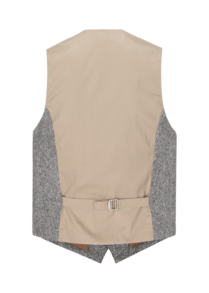 Luis Trenker Gilet Con Motivo A Spina Di Pesce Lusebastian