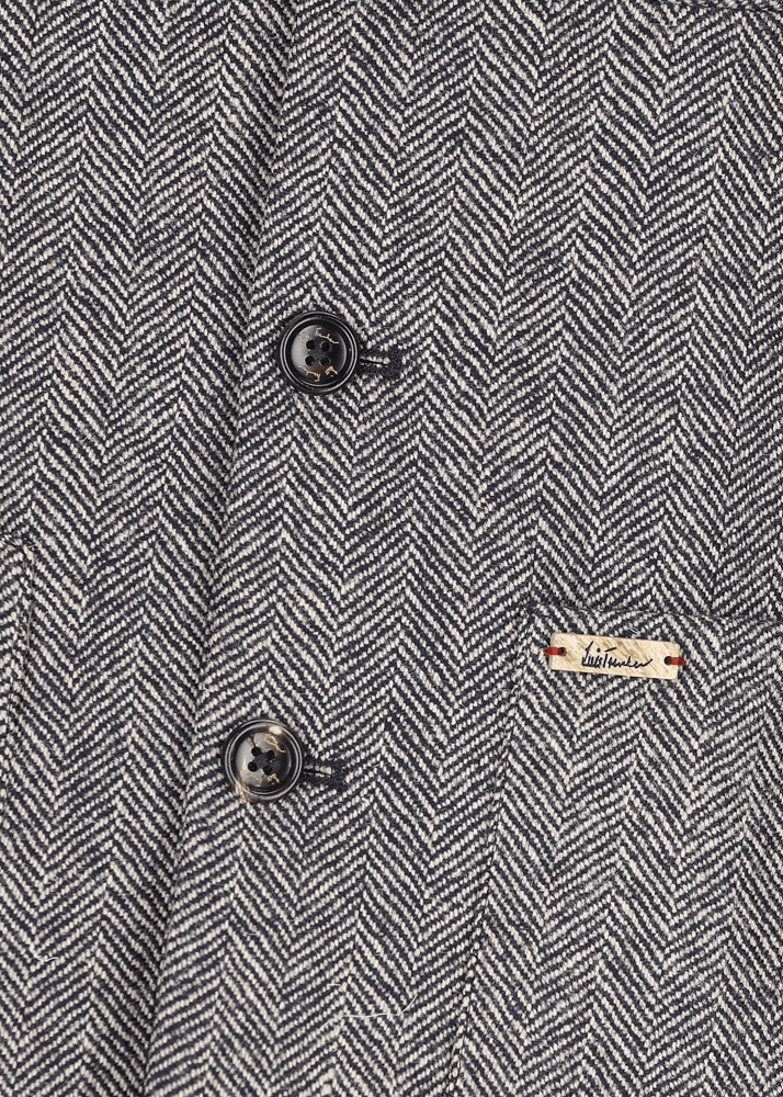 Luis Trenker Gilet Con Motivo A Spina Di Pesce Lusven