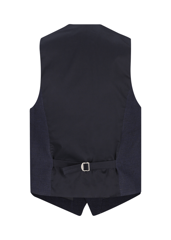 Luis Trenker Gilet Con Motivo A Spina Di Pesce Modello Luseba