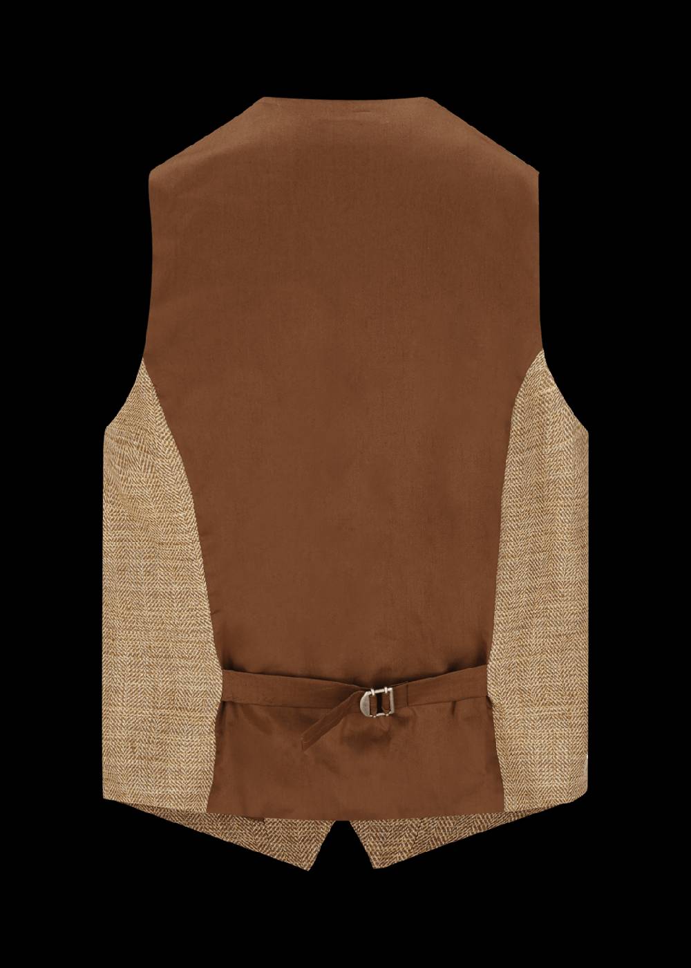 Luis Trenker Gilet Con Motivo A Spina Di Pesce Modello Luseba