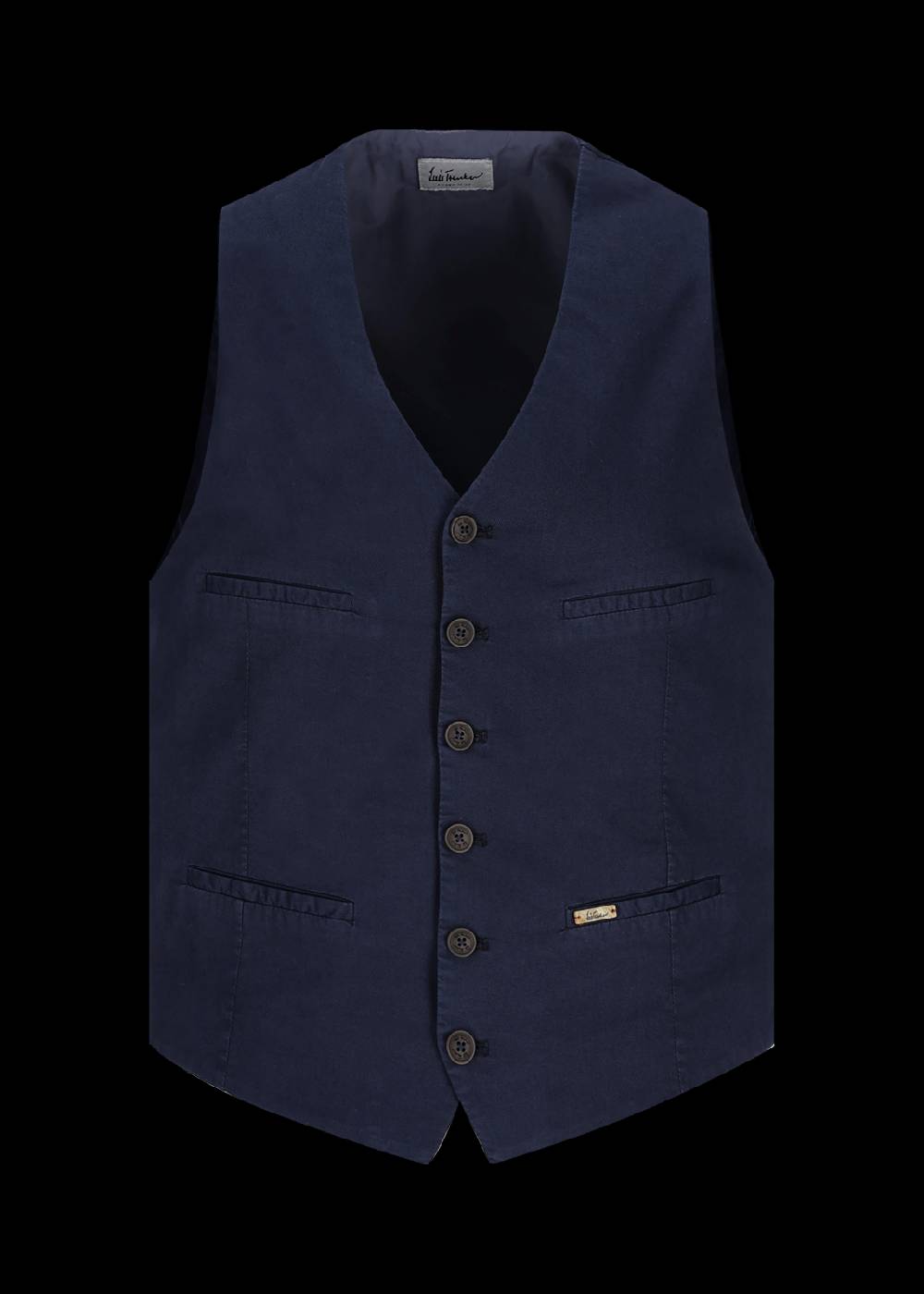 Luis Trenker Gilet in cotone elasticizzato modello Lusebastian