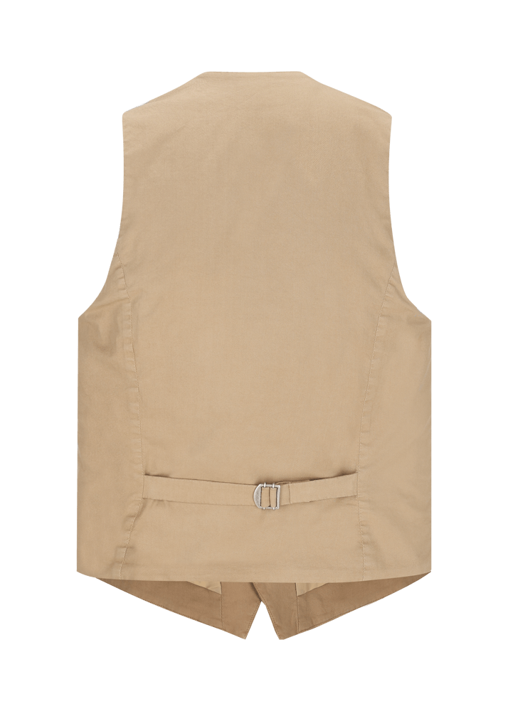 Luis Trenker Gilet In Cotone Elasticizzato Modello Lusebastian