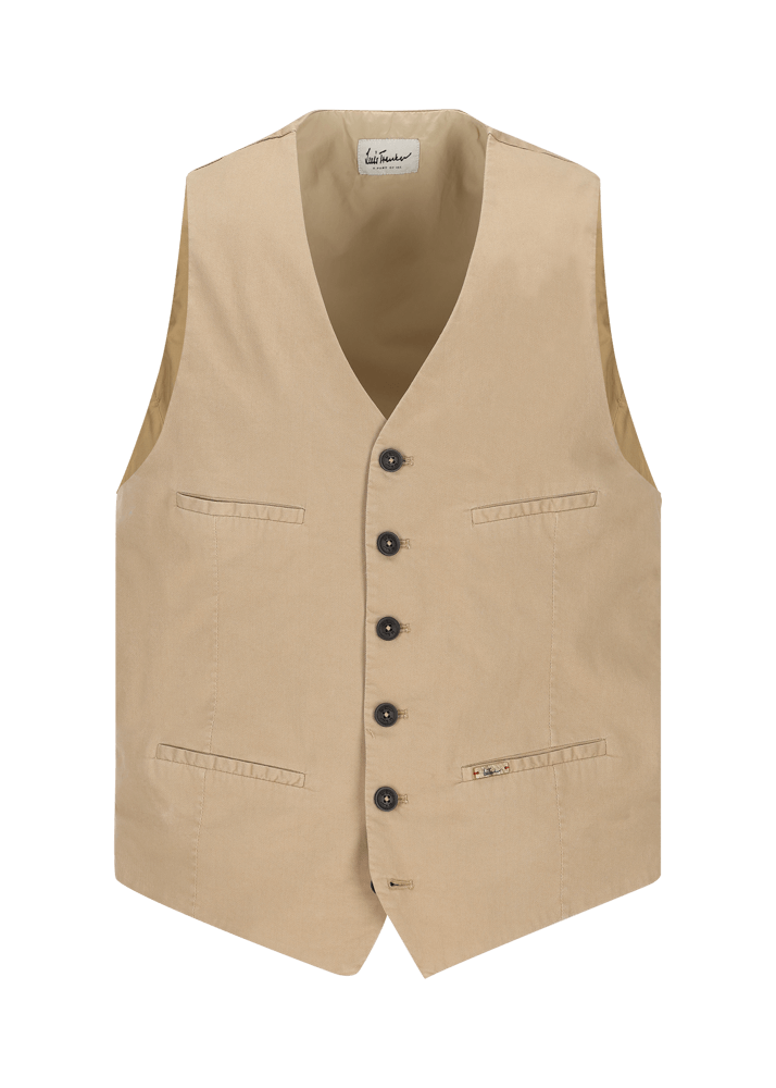 Luis Trenker Gilet in cotone elasticizzato modello Lusebastian