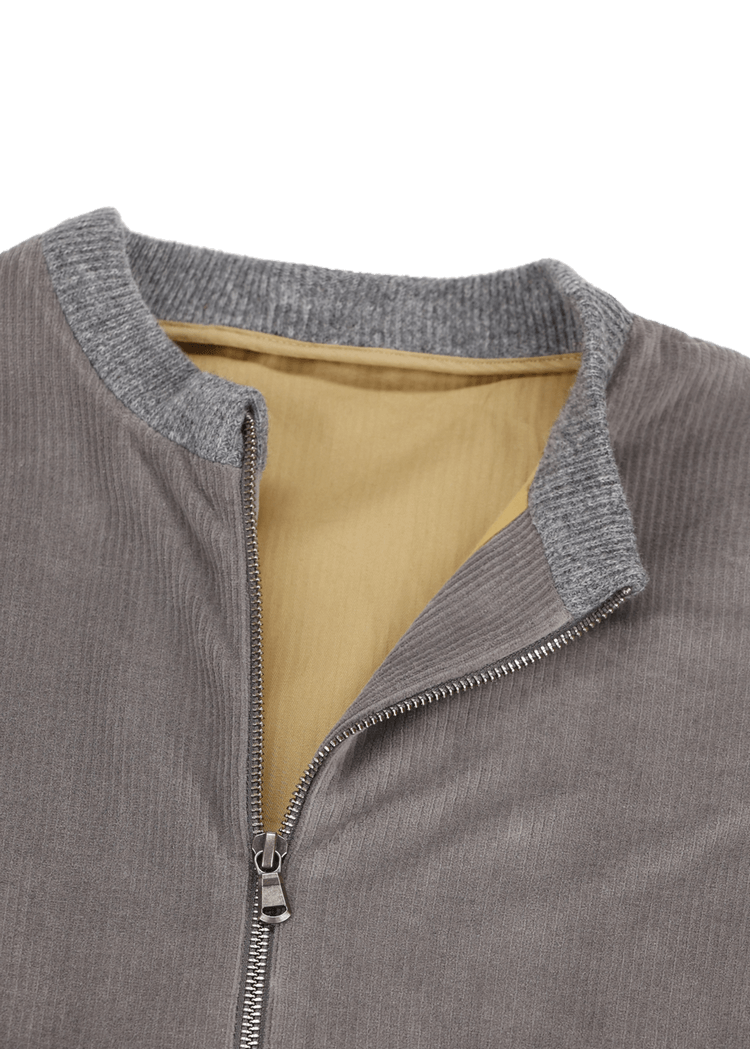 Luis Trenker Gilet In Jersey Di Velluto A Coste Modello Lusamu