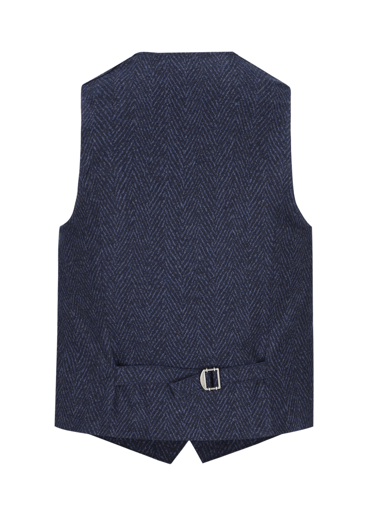 Luis Trenker Gilet In Lana Cotta Modello Lusebastian