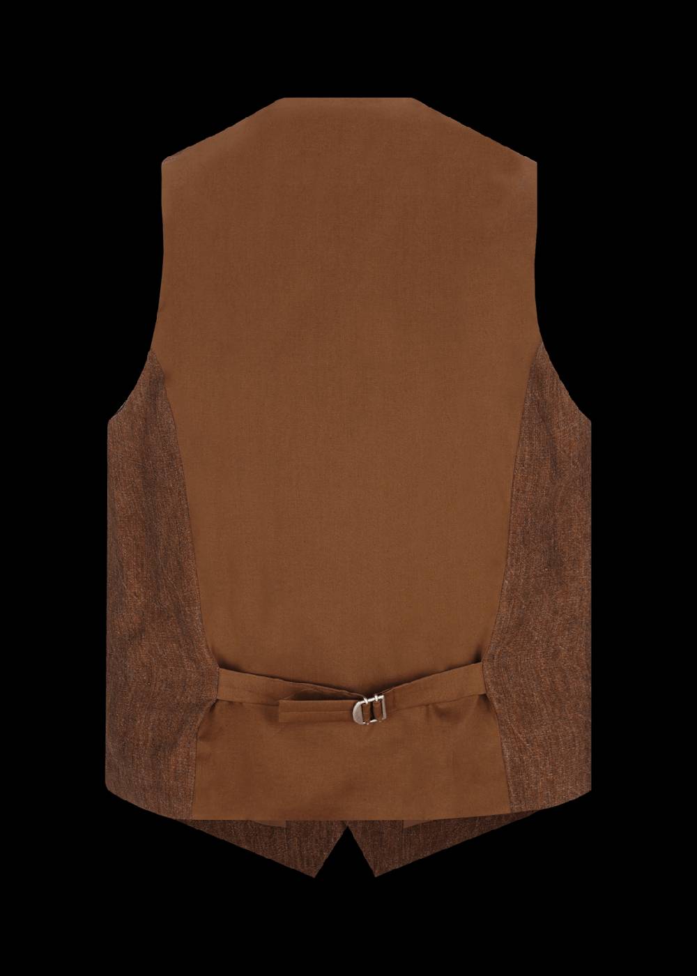 Luis Trenker Gilet In Puro Lino Modello Lusebastian