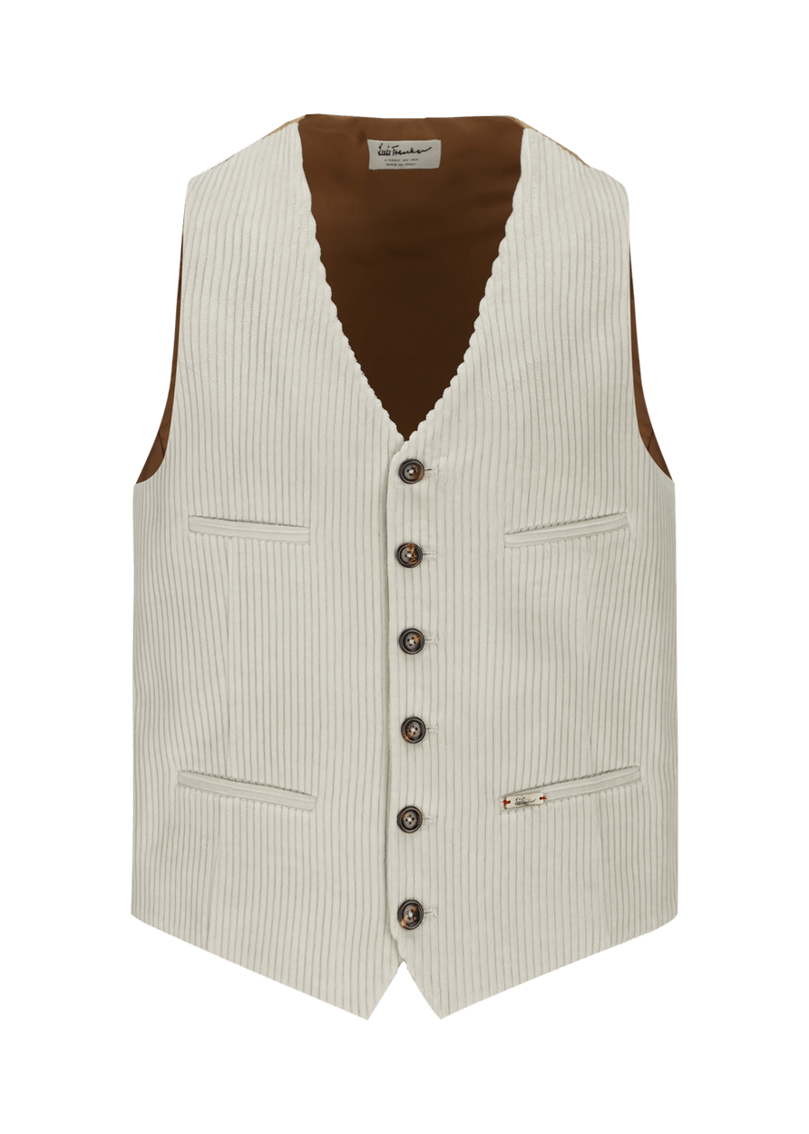 Luis Trenker Gilet in velluto a coste modello Lusebastian
