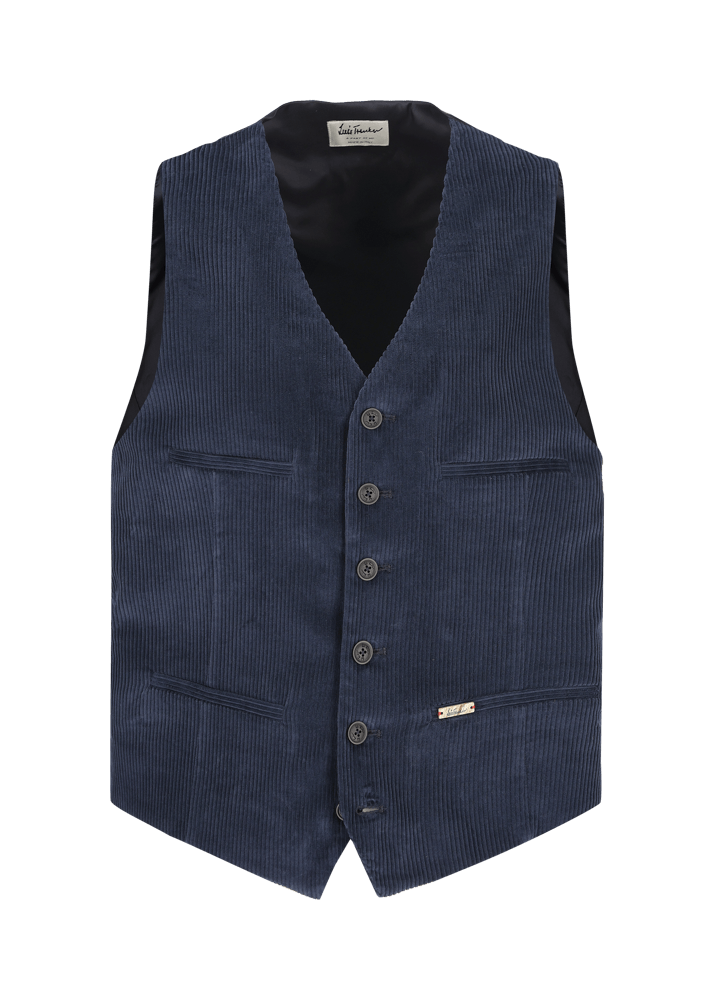 Luis Trenker Gilet in velluto a coste sottili modello Lusebastian