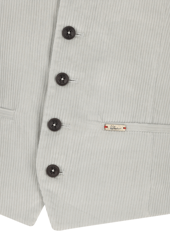 Luis Trenker Gilet In Velluto A Coste Sottili Modello Lusebastian