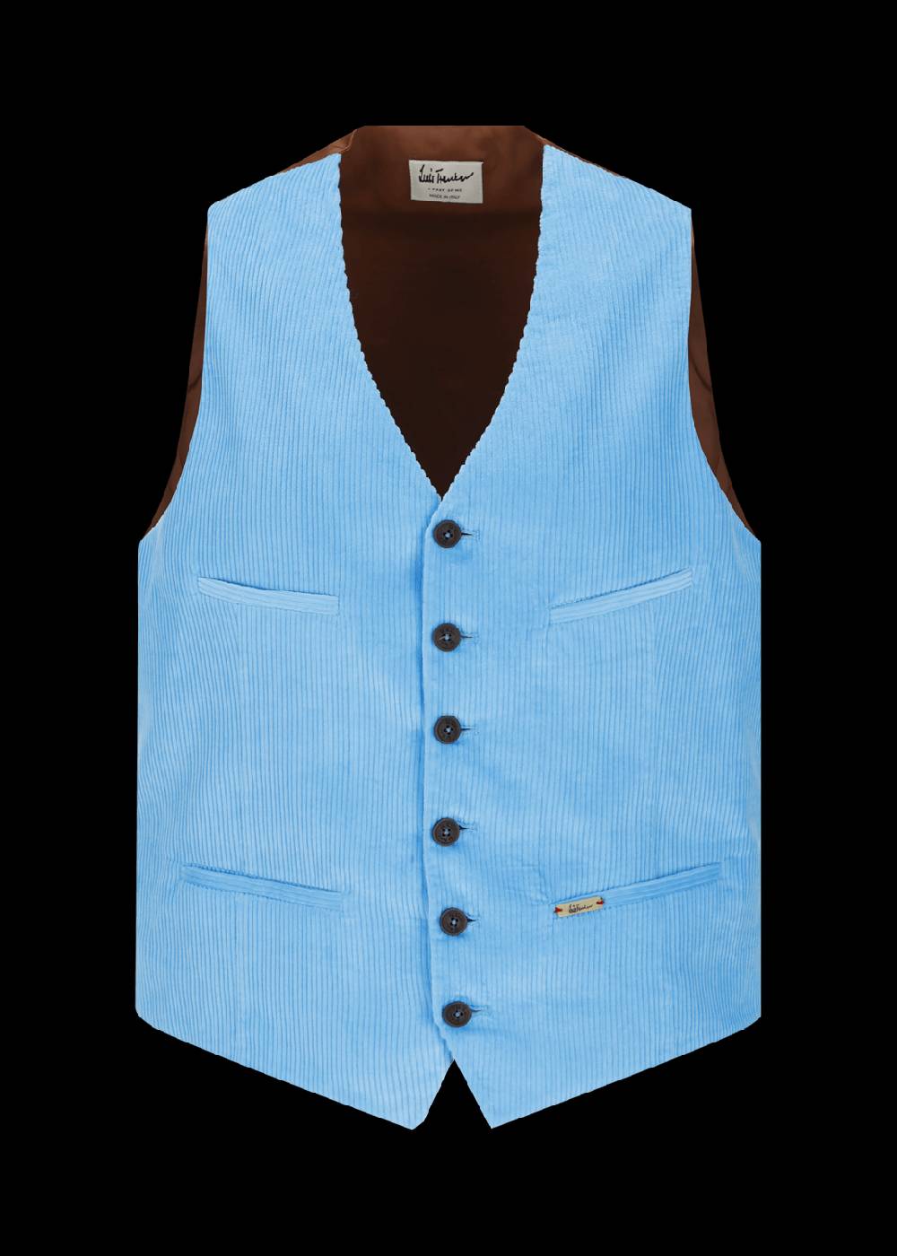 Luis Trenker Gilet in velluto a coste sottili modello Lusebastian