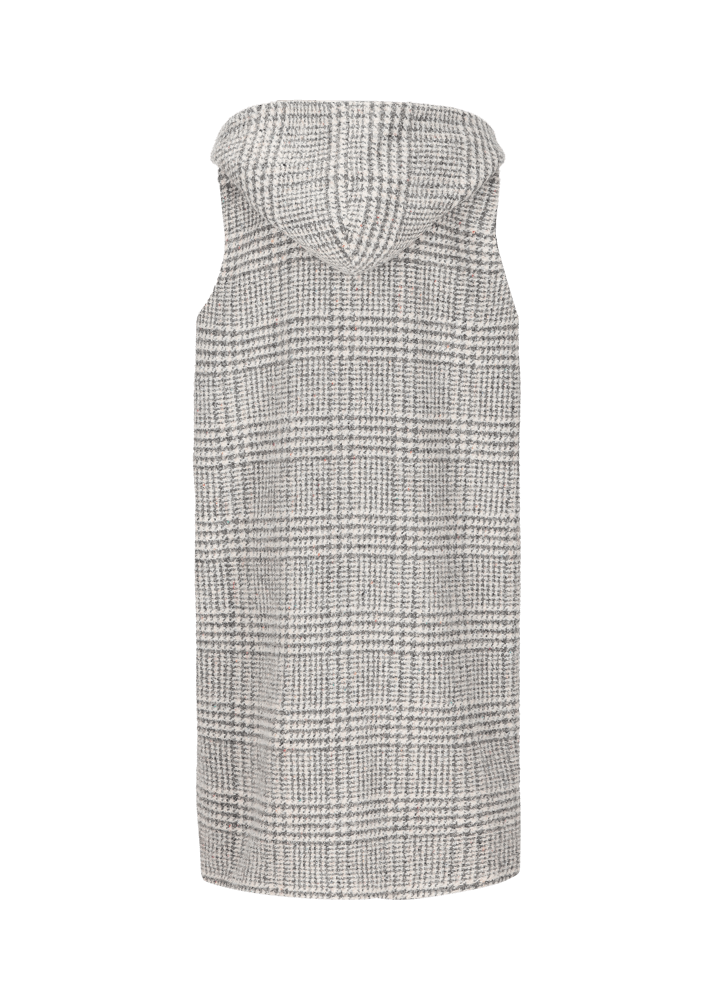 Luis Trenker Gilet Outdoor In Misto Lana Bouclé Luvicky