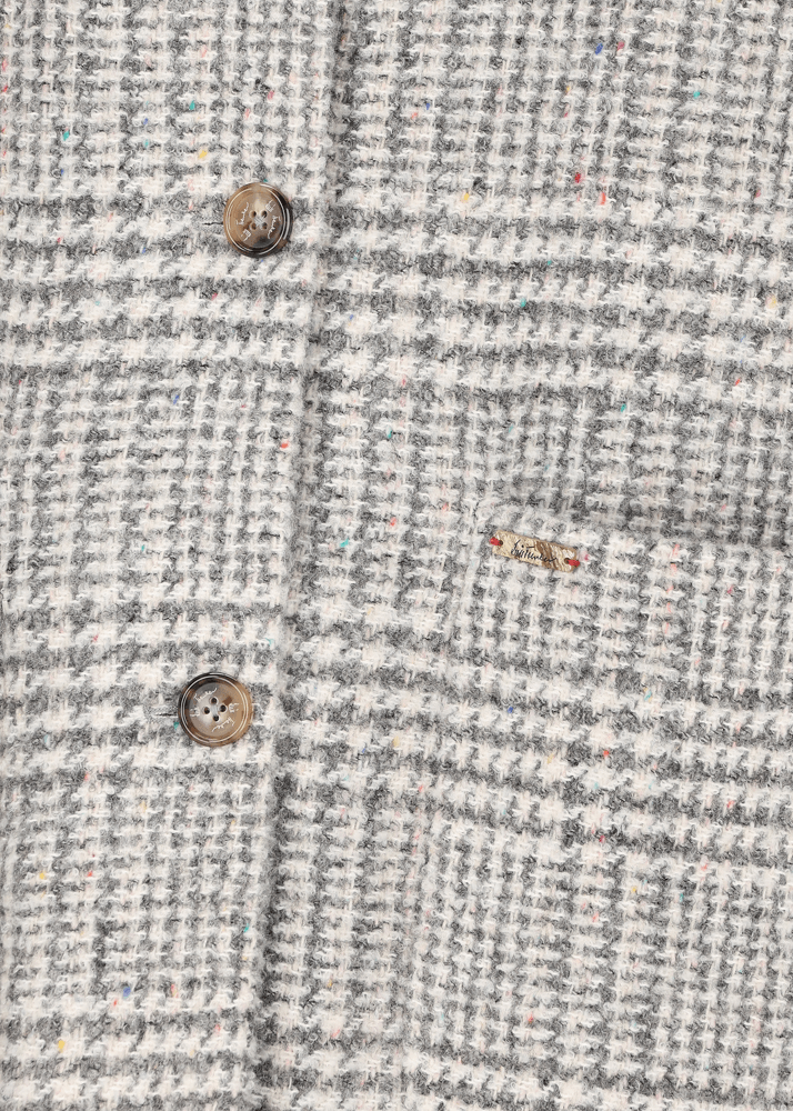 Luis Trenker Gilet Outdoor In Misto Lana Bouclé Luvicky