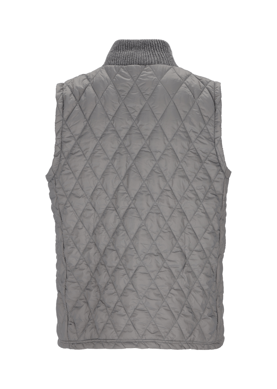 Luis Trenker Gilet Trapuntato In Nylon Modello Lugus