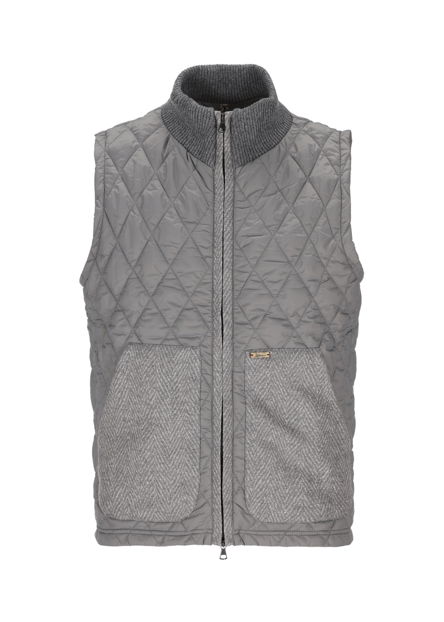 Luis Trenker Gilet trapuntato in nylon modello Lugus