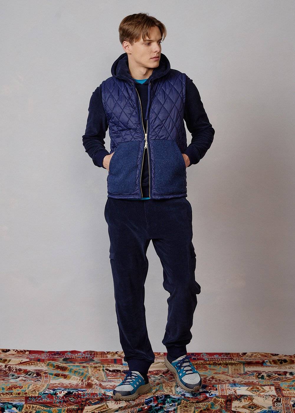 Luis Trenker Gilet trapuntato in nylon modello Lugus