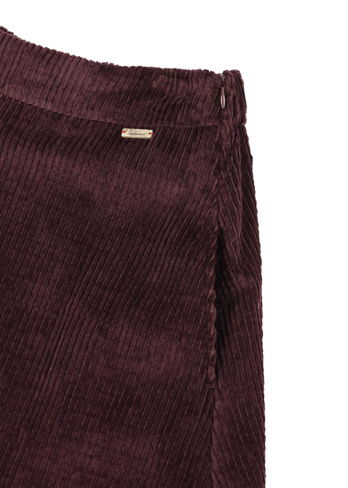 Luis Trenker Gonna In Jersey Di Velluto A Coste Lunatalia