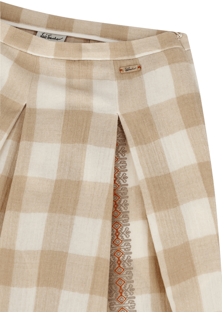 Luis Trenker Gonna In Lana Vergine Modello Luklaudia