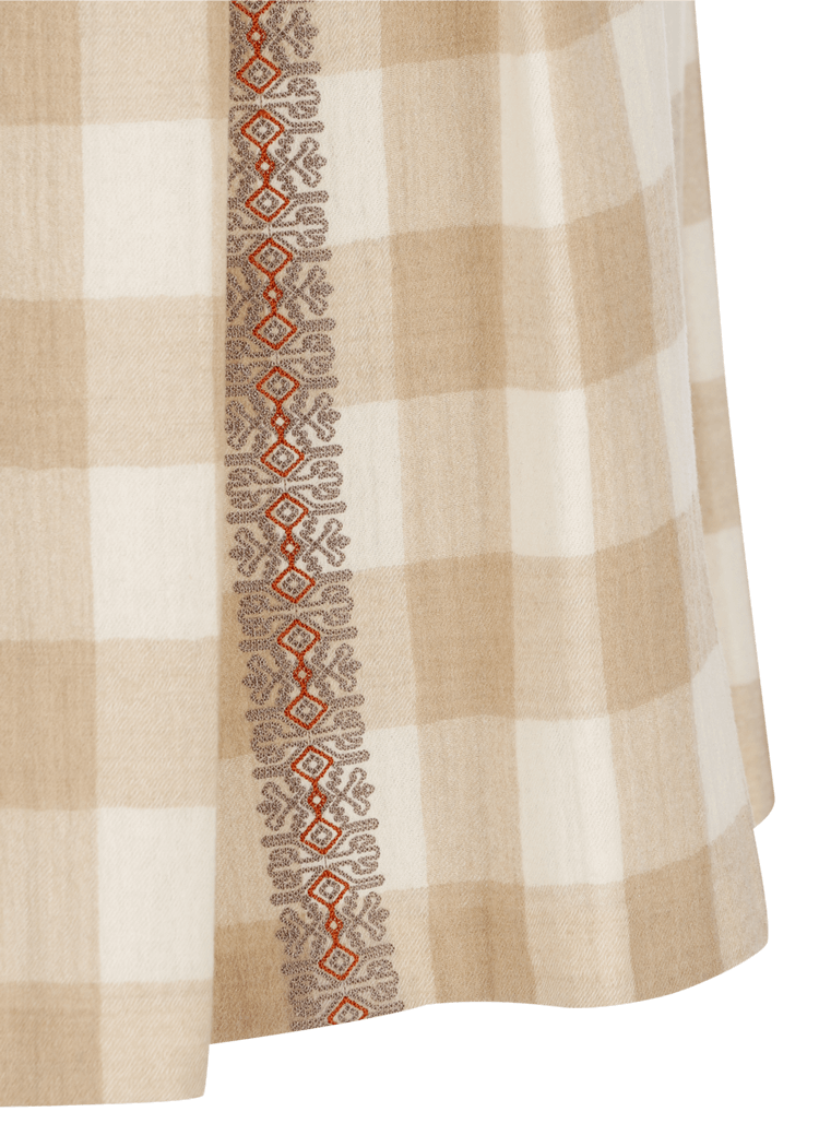 Luis Trenker Gonna In Lana Vergine Modello Luklaudia