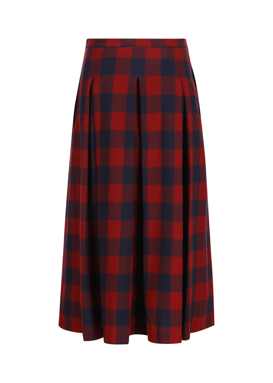 Luis Trenker Gonna In Lana Vergine Modello Luklaudia