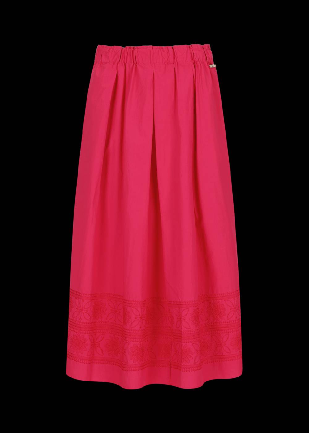 Luis Trenker Gonna lunga in cotone con ricamo modello Lunatalia