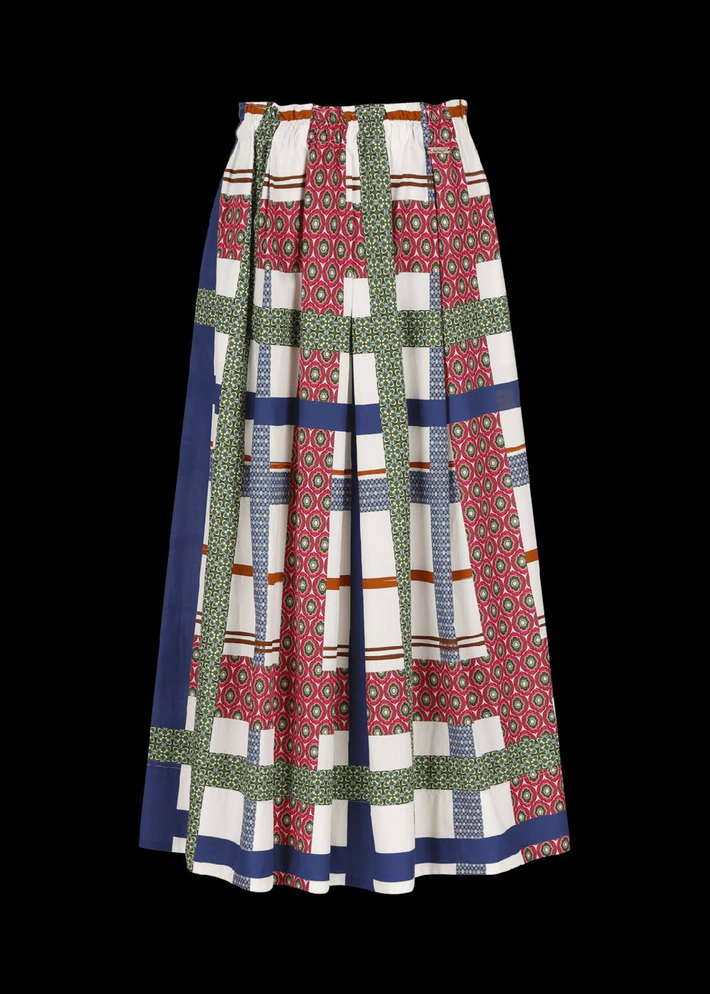 Luis Trenker Gonna Lunga In Cotone Con Stampa Modello Lunatalia