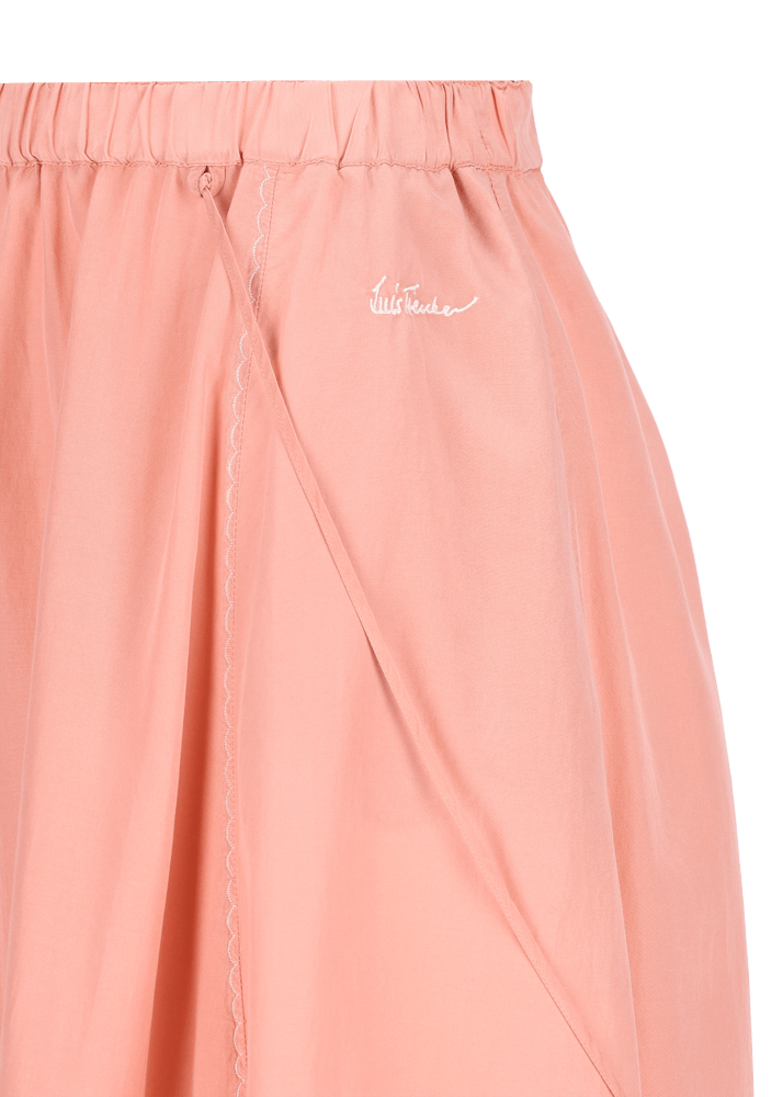 Luis Trenker Gonna Lunga In Misto Seta E Cotone Modello Lumorgana