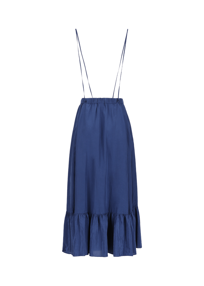 Luis Trenker Gonna Lunga In Misto Seta E Cotone Modello Lumorgana