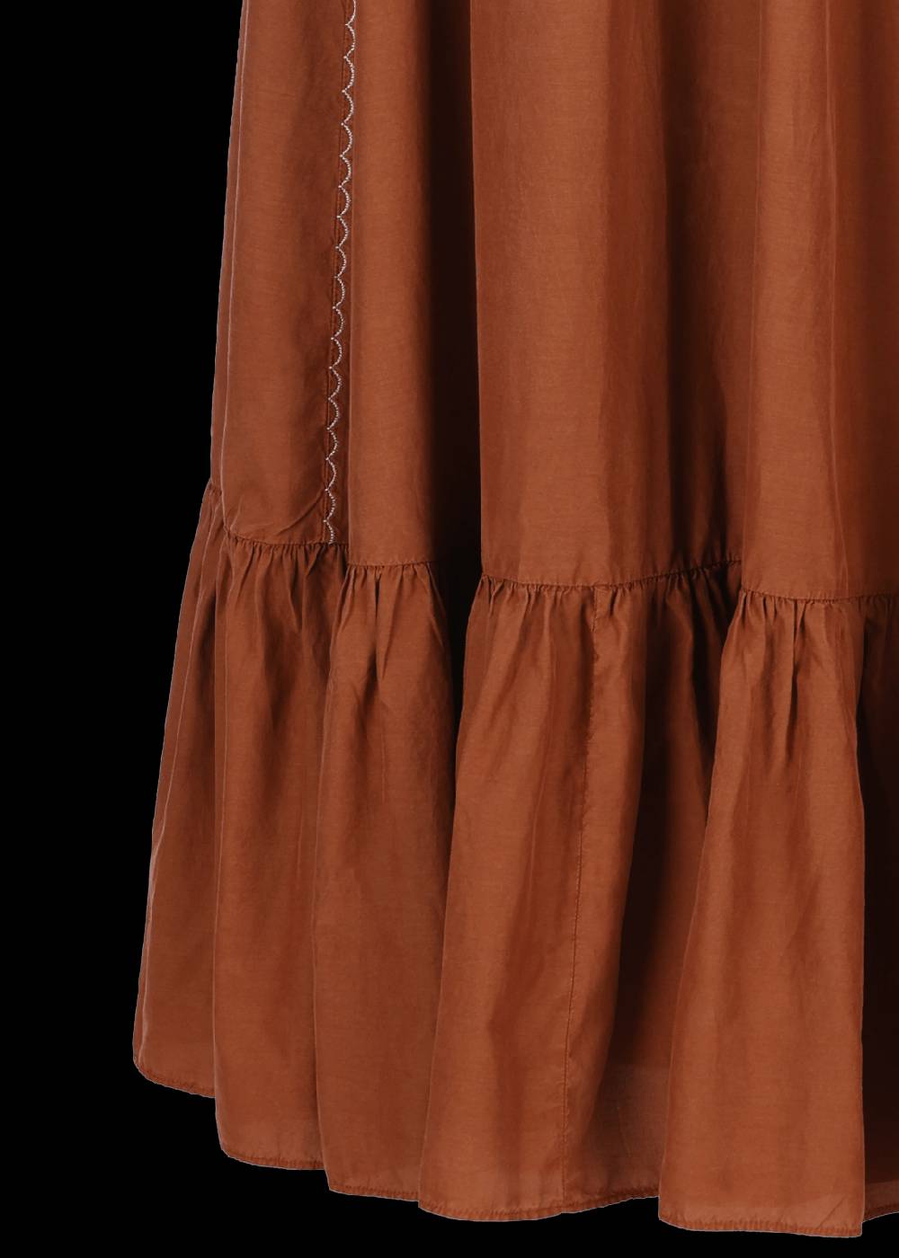 Luis Trenker Gonna Lunga In Misto Seta E Cotone Modello Lumorgana