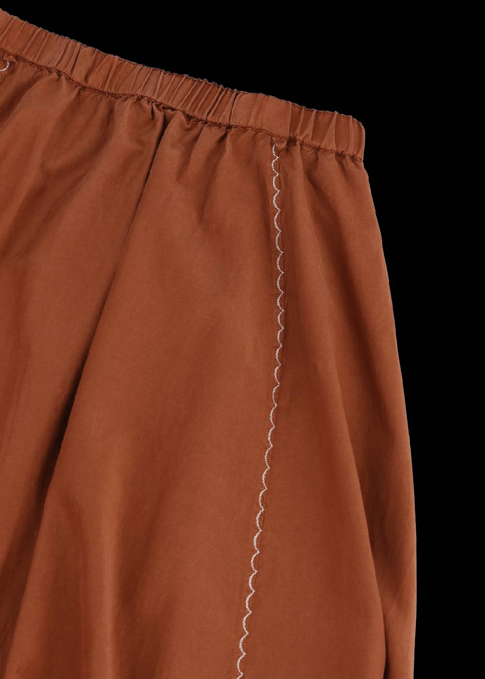 Luis Trenker Gonna Lunga In Misto Seta E Cotone Modello Lumorgana